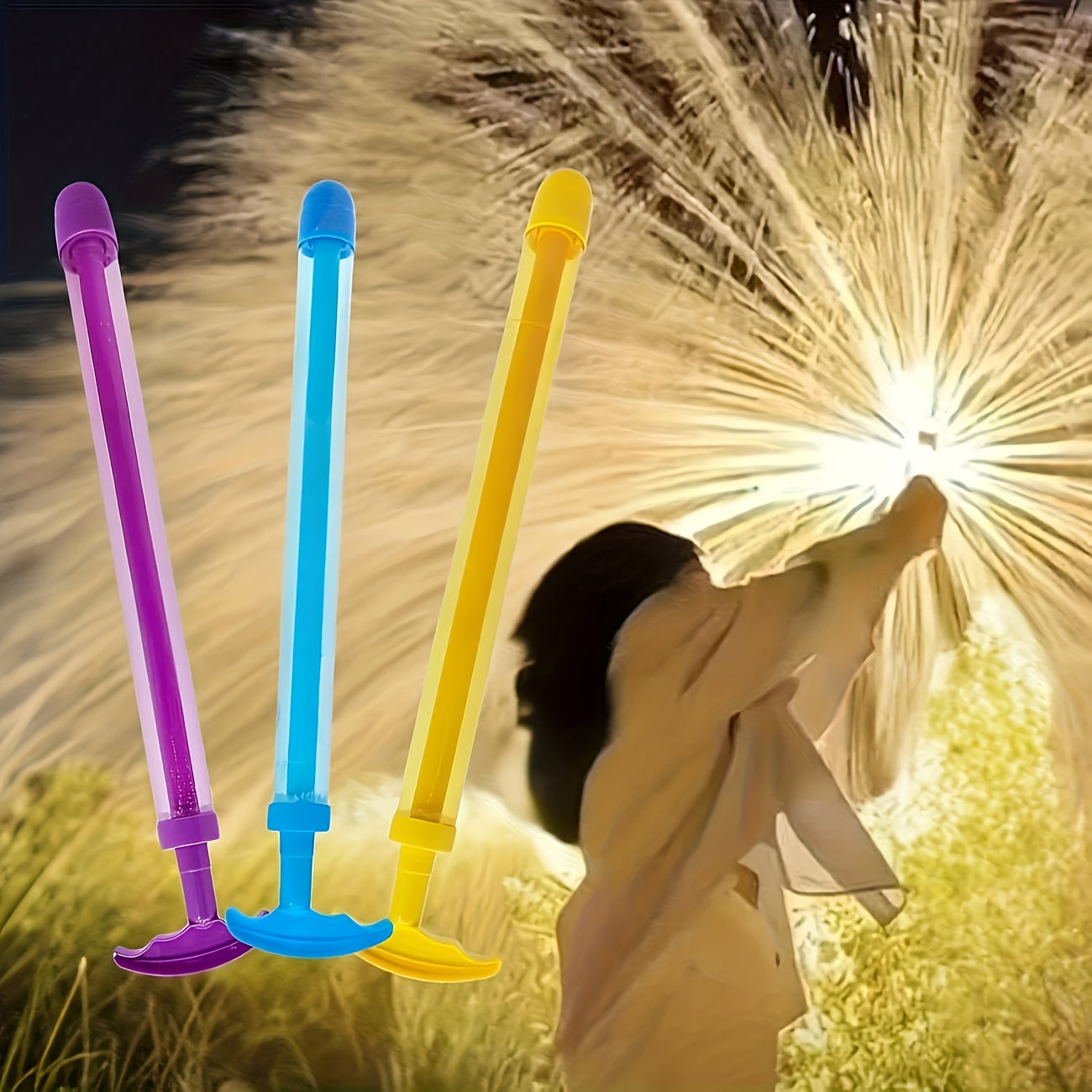 4pcs Fireworks Water Gun Toys High Pressure Water Jet Toy