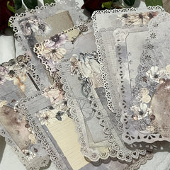 10pcs Constellation Hollow Lace Diary DIY Decoration Paper