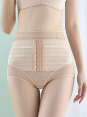 Mesh Stitching Shaping Panties Tummy Control Compression Panties