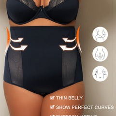 Mesh High Waisted Shapewear Panty