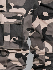 Men's Camo Jogger Pants with Flap Pockets
