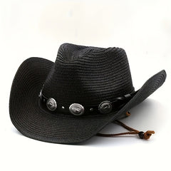 Breathable Bohemian Style Cowboy Hat for Outdoor Activities