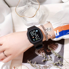 Electronic Watch LED Display Easy Operation Watch