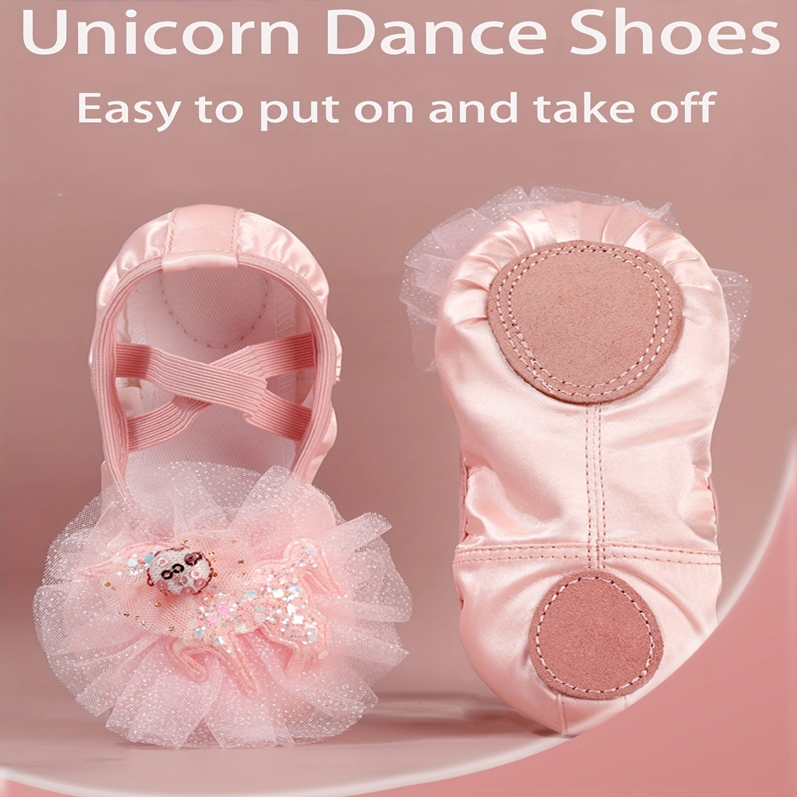Girl's Solid Dance Shoes Soft Sole Ballet Shoes For Kids Outdoor Activities