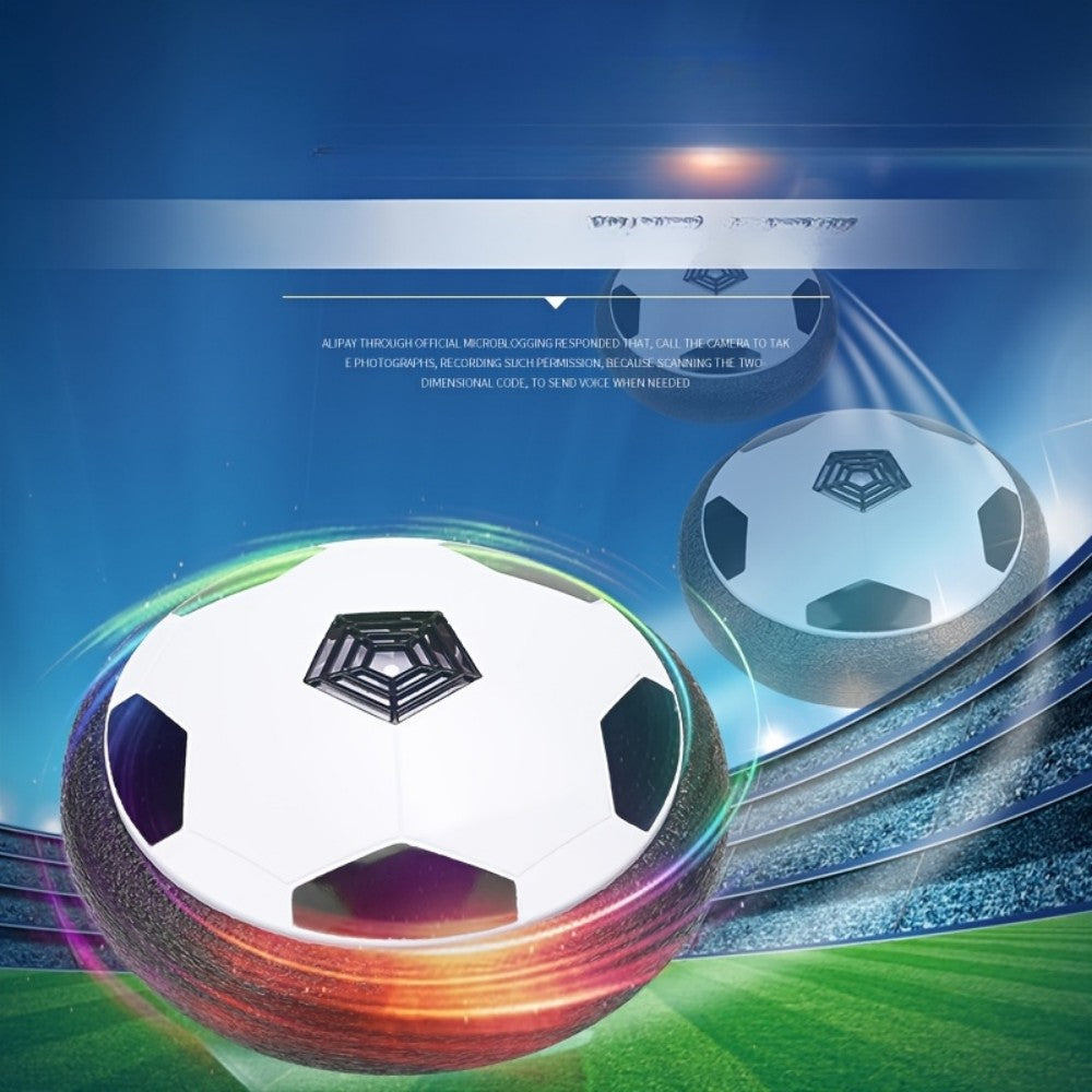LED Floating Soccer Ball with Foam Barriers Indoor Outdoor Play