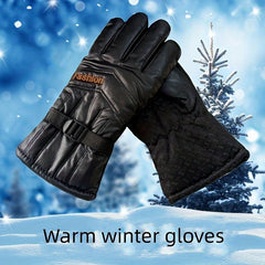 Winter Windproof Waterproof Gloves Fleece Warm Men Women Outdoor Motorcycle