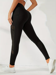 High Waist Mesh Leggings for Women