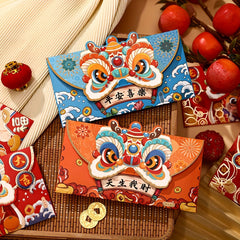 4pcs Dragon Year Spring Chinese Year Red Envelope Decoration Gift