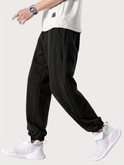 Men's Loose Fit Casual Pants Tapered Joggers Sweatpants