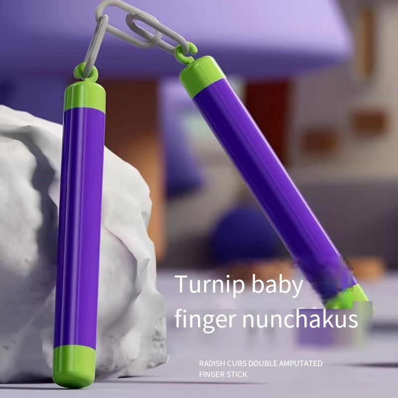 Portable Finger Nunchuck Toy for Outdoor Fun