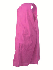 Casual Tank Dress Womens Round Neck Stretch Maxi Tank Dress