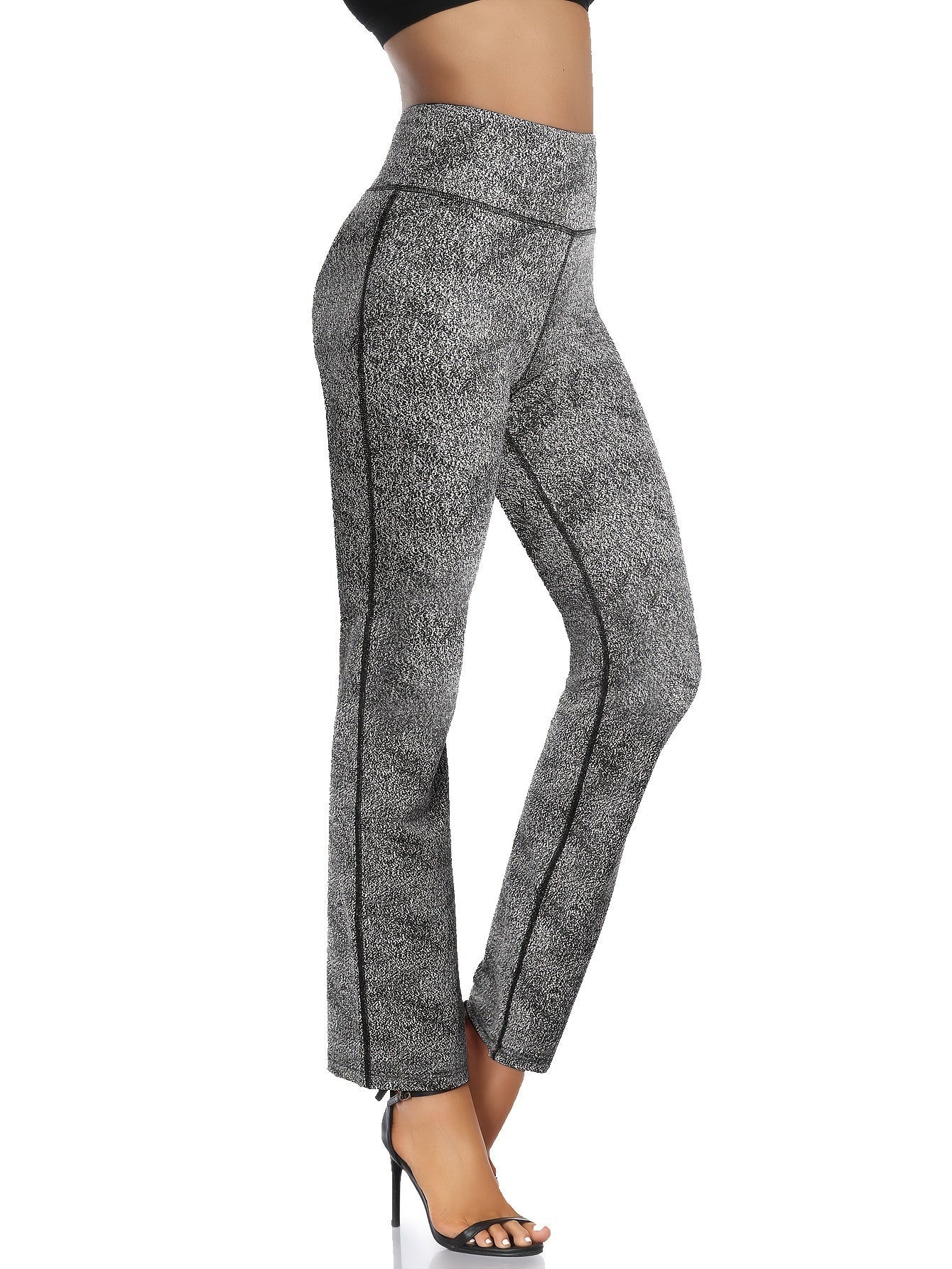 High Waist Skinny Flare Pants Sports Fitness Yoga Running Yoga Pants