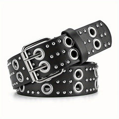 Rivet Wide Waist Belts Hip Hop Pants Jeans Belts Unisex