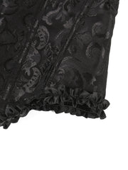 Sleeveless Lace Up Corset Bustier Body Shaper Lingerie