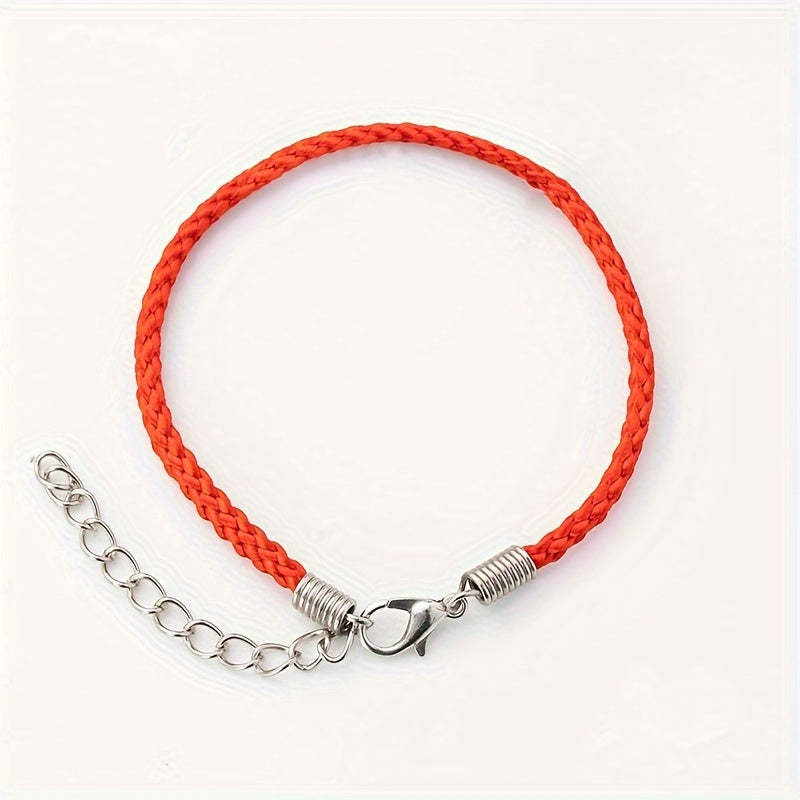 1pc Braided Solid Sports Bracelet Outdoor Couple Wristband