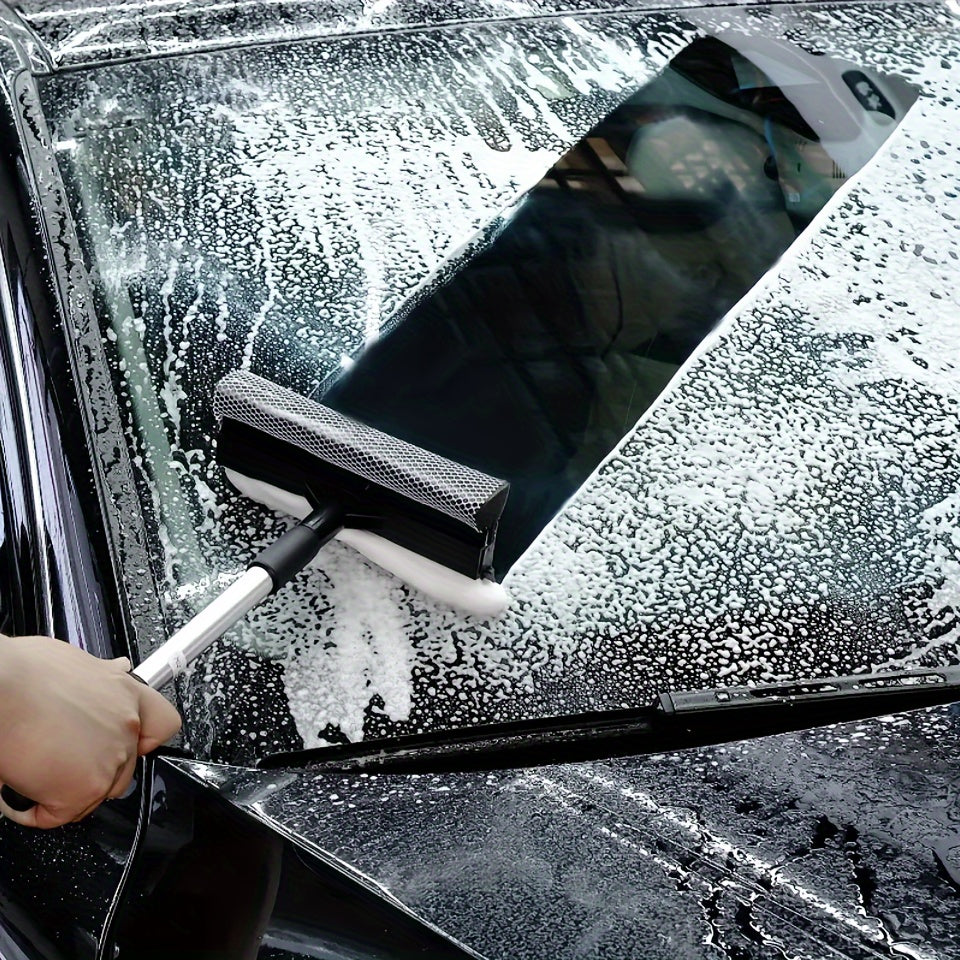 2-in-1 Window Squeegee Cleaning Tool for Windows Glass Car Windshield