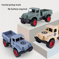 Toy Car Pull Back Truck Military Model Engineering Car Off road Vehicle