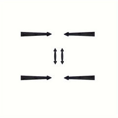 6pcs Garage Door Magnetic Decorative Hardware Faux Hinges Handles Kit