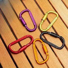 5pcs Aluminum Hanging Buckle for Outdoor Camping Hiking