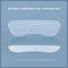 1 Pair Silicone Heel Stickers Heels Grips Non Slip Inserts Pads Foot Care