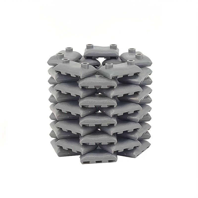 60pcs Military Sandbag Building Blocks Set in Army Green Grey