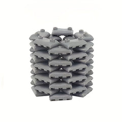 60pcs Military Sandbag Building Blocks Set in Army Green Grey