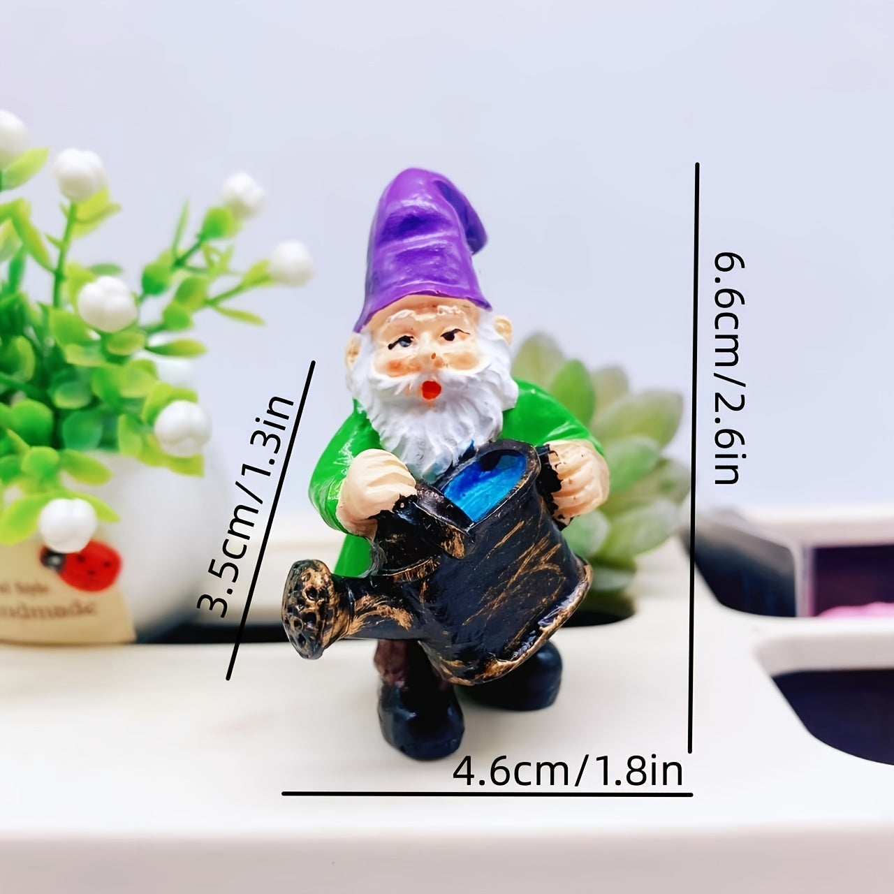 Watering Santa Claus Garden Ornament