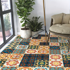 Mediterranean Retro Matte Tile Floor Sticker Vinyl Waterproof Decal PVC