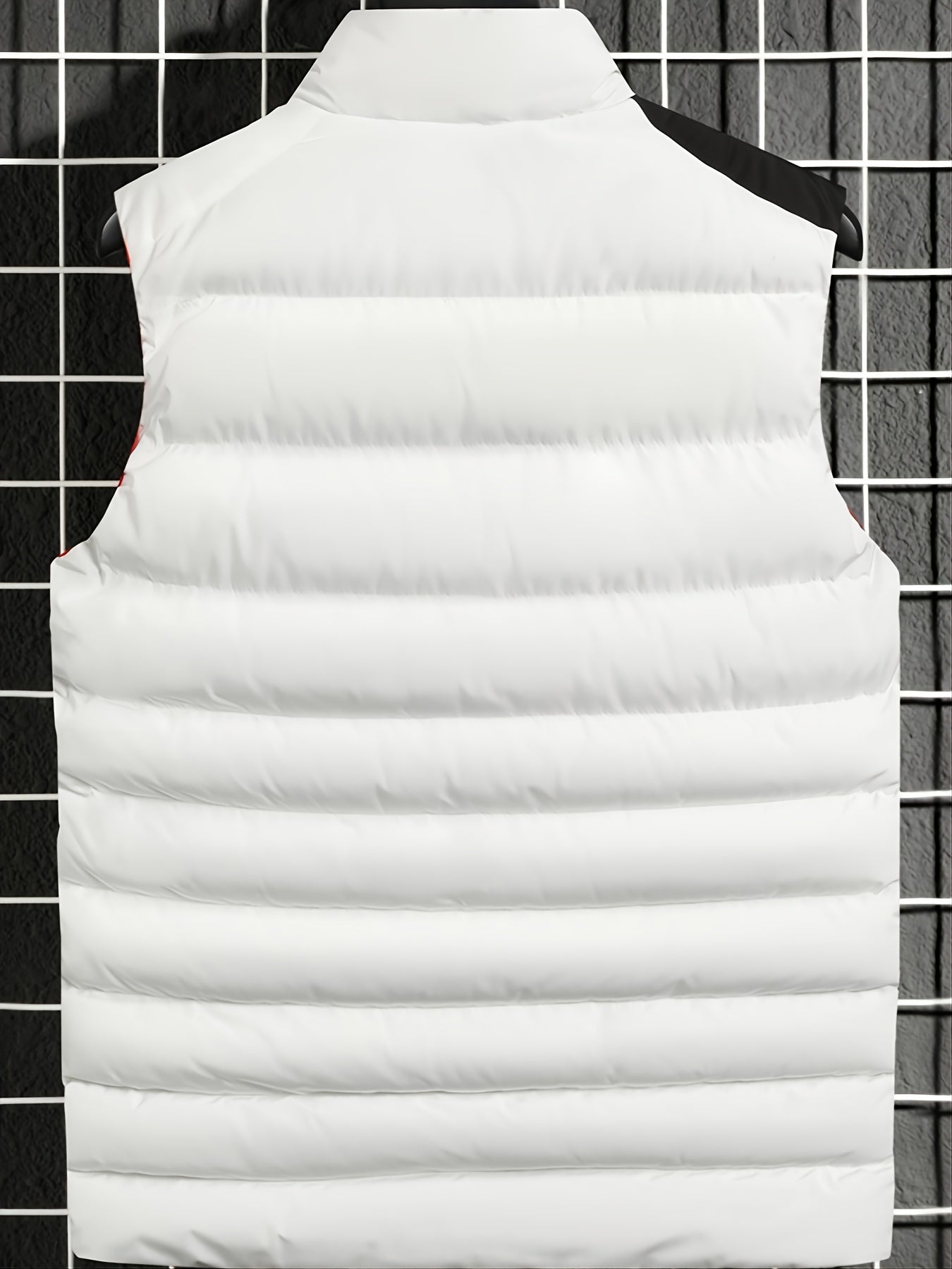 Men's Casual Loose Stand Collar Sleeveless Fleece Warm Vest