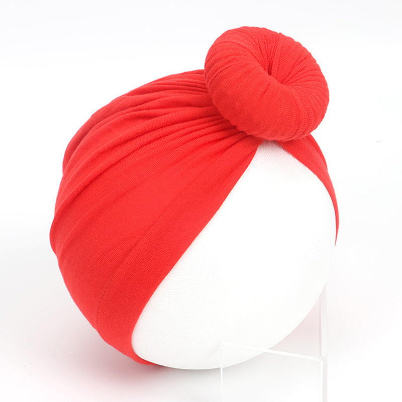 Newborn Baby Girls Knotted Turbans Cap