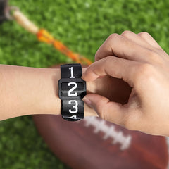 Professional Numbered Football Wristband Referees Gear