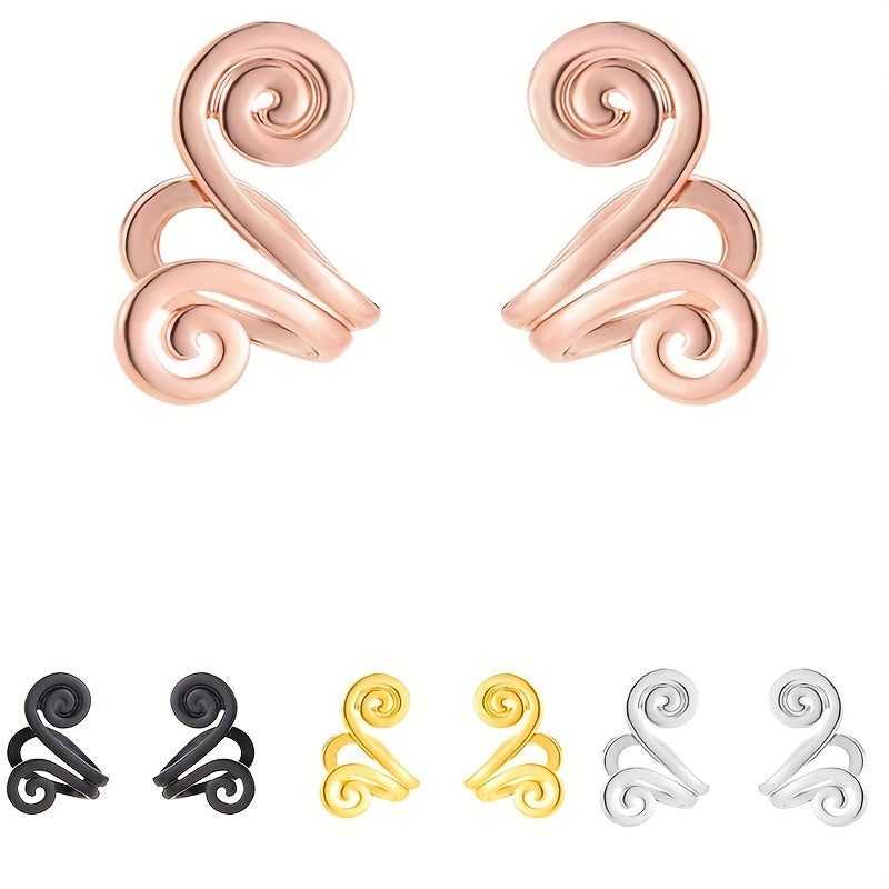 Irregular Shape Ear Cuff Twisted Earring - No Piercings