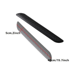 2Pcs Car Bumper Protector Self Adhesive Guard Strip Anti Scratch SUV Truck