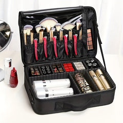 Travel Makeup Train Case Professional Cosmetic Bag Organizer Portable