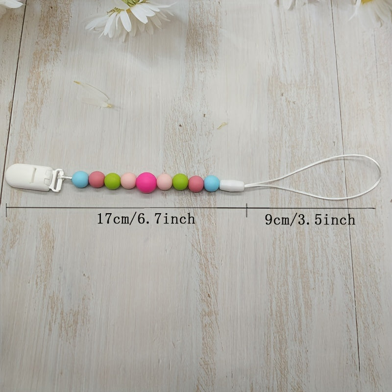 Silicone Pacifier Chain Holder Clip