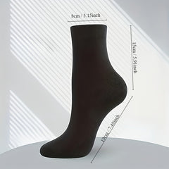 10 Pairs Casual Crew Socks for Men & Women