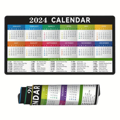 Large Desk Calendar Mouse Pad Non-slip Rubber for Office Laptop