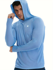 3 Pack Men's UPF 50 Sun Protection Hoodie & Shirt for Outdoor Sports