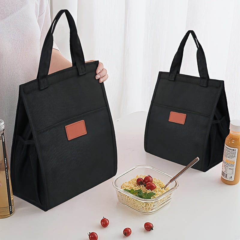 Large Capacity Insulated Lunch Bag Portable Thermal Tote for Outdoo