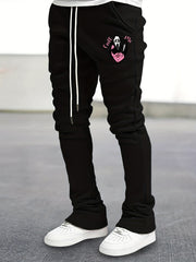 Men's Comfy Flared Trousers Hip Hop Style Joggers