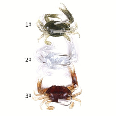 3pcs Bionic Soft Bait 19g Crab Bait for Sea Fishing Tackle