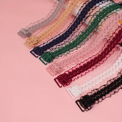 Adjustable Lace Mesh Shoulder Straps for Underwear