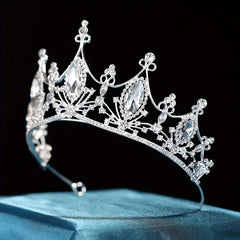 Crystal Crown Silvery Princess Tiara Head Jewelry Hair Accessories