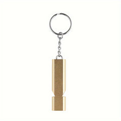 Aluminum Lifesaving Whistle Dual Frequency Outdoor Survival Emergency Whistle