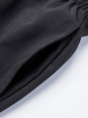 Men's Loose Solid Shorts Pockets Active Breathable Drawstring Shorts