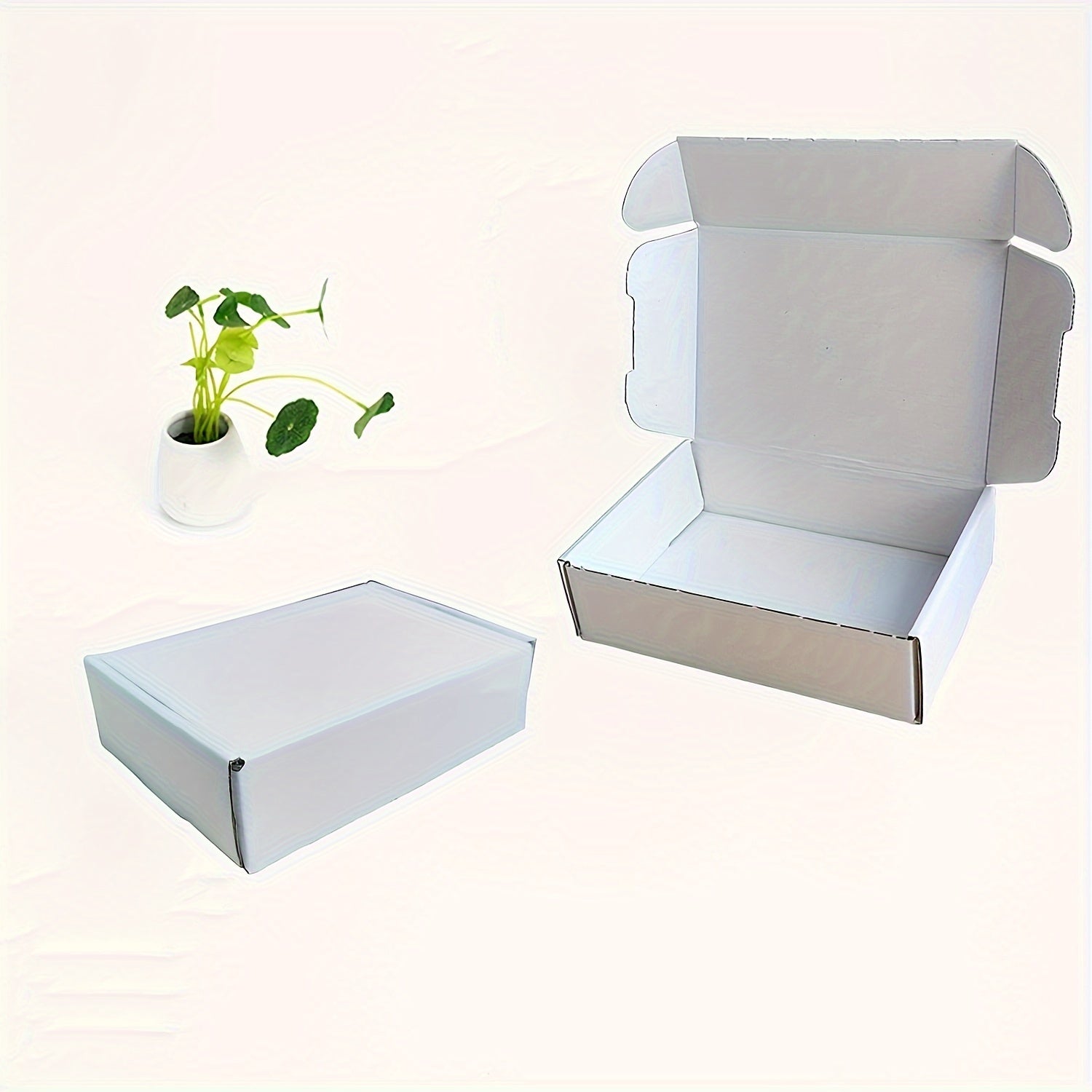 Small Mailer Boxes 100pcs Corrugated Cardboard for Business Packaging