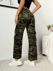 Y2K Camo Cargo Pants Vintage Style Women's Denim Jeans