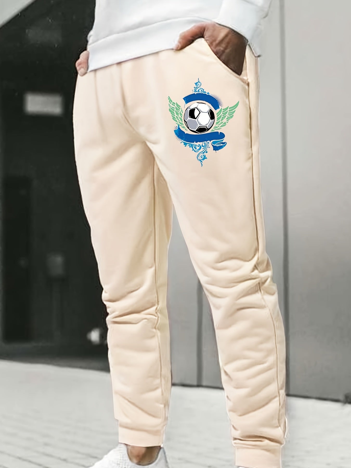 Men's Personality Print Casual Stretch Sweatpants