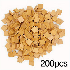 Red Pottery Clay Mini Bricks 1:35 Scale Square Model Bricks DIY Micro Landscapes