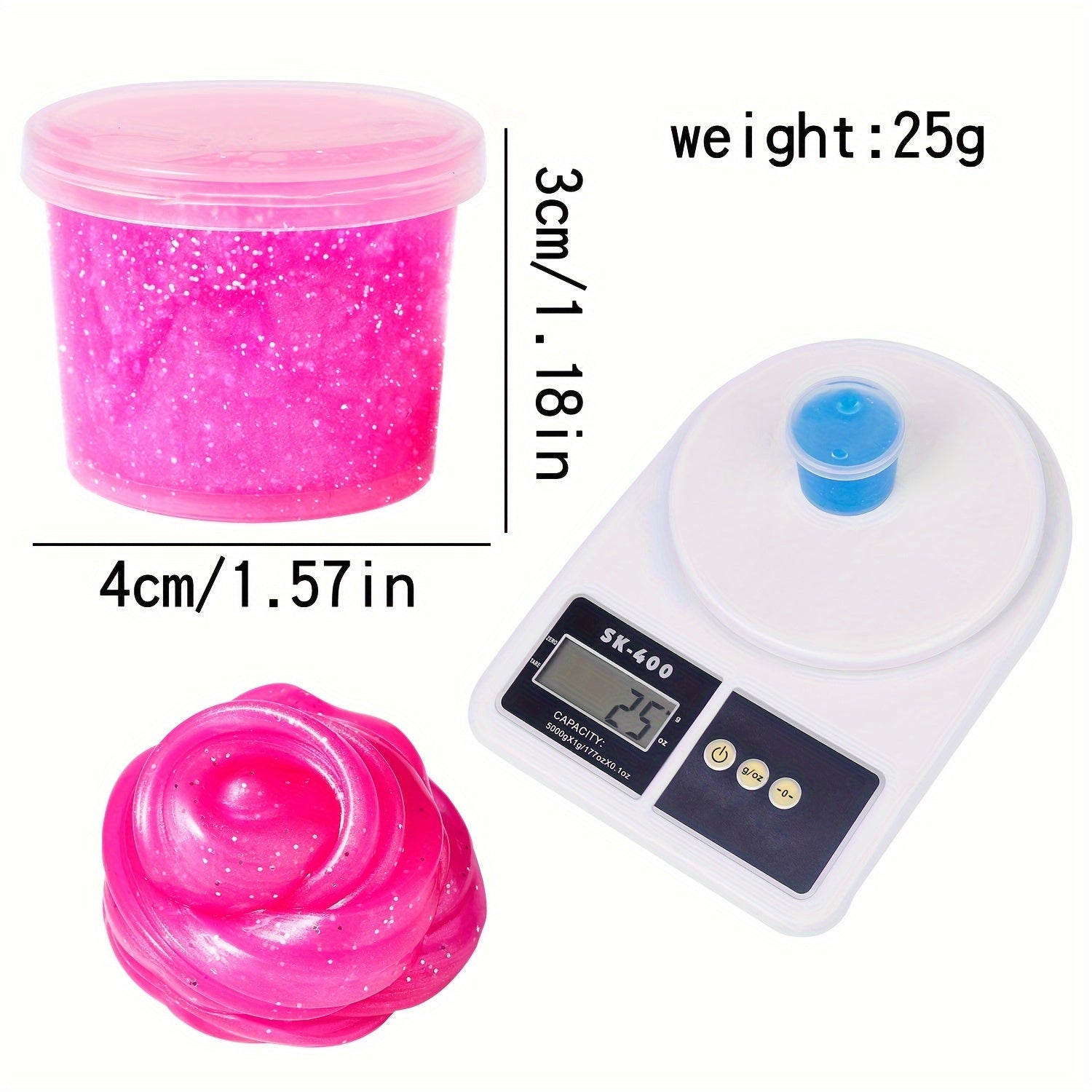 20 Galaxy Slime Party Favor Soft Non Sticky Crystal Clay DIY Relaxation T